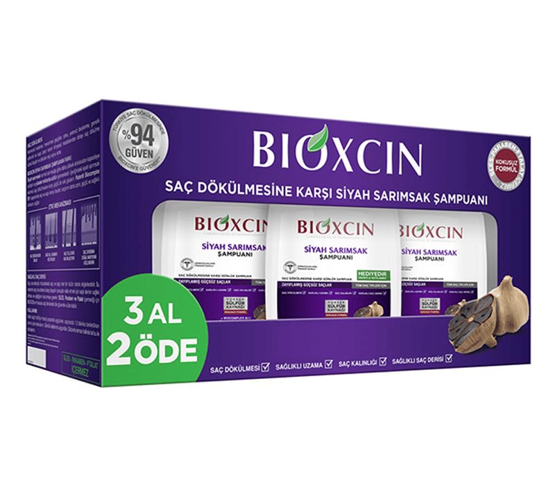 Bioxcin Siyah Sarımsak Şampuanı 300 ML