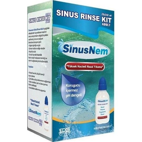 Sinüs Nem Sinus Rinse Kit Yetişkin Nazal Yıkama