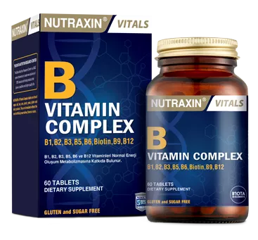 Nutraxin B Vitamin Complex 60 Kapsül