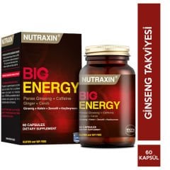 Nutraxin Big Energy Takviye Edici Gıda 60 Kapsül
