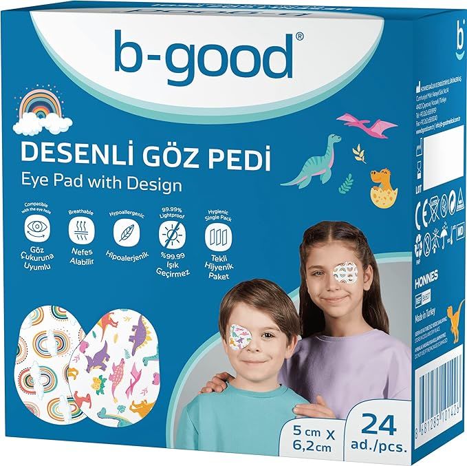 B-Good Desenli Göz Kapama Pedi 5cmx6.2cm 24 Adet