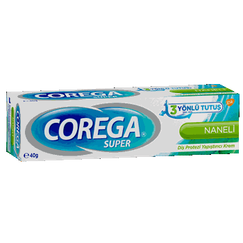 Corega Diş Protezi Yapıştırıcı Krem Naneli 40gr